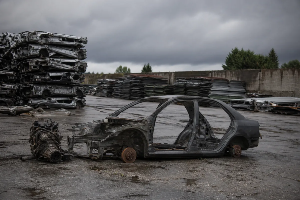 La vie d'une voiture après la casse